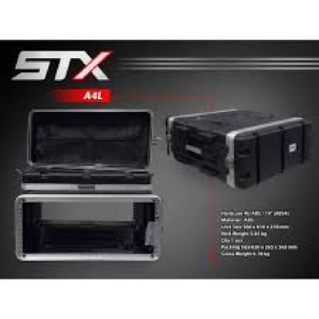 Box aksesoris / hardcase aksesoris 4U bahan ABS 4U STX A4L original
