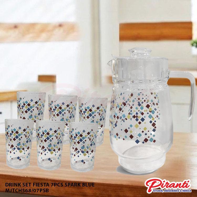 Teko Kaca Set Picther Set Drink Set Water Jug