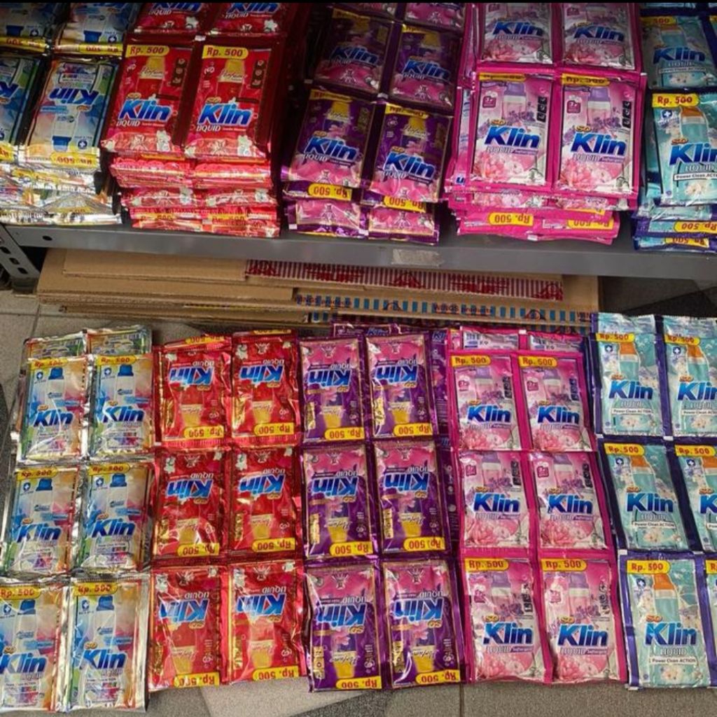 ( 52 ) SOKLIN LIQUID DETERGENT CAIR SACHET / SOKLIN CAIR / DETERGENT SACHET 52  PCS