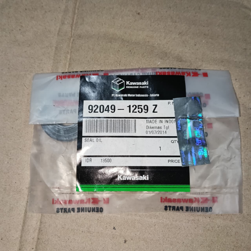 SEAL OIL WATER PUMP NINJA R/RR ORIGINAL KAWASAKI Sil waterpom ninja Seal water pump ninja 92049-1259