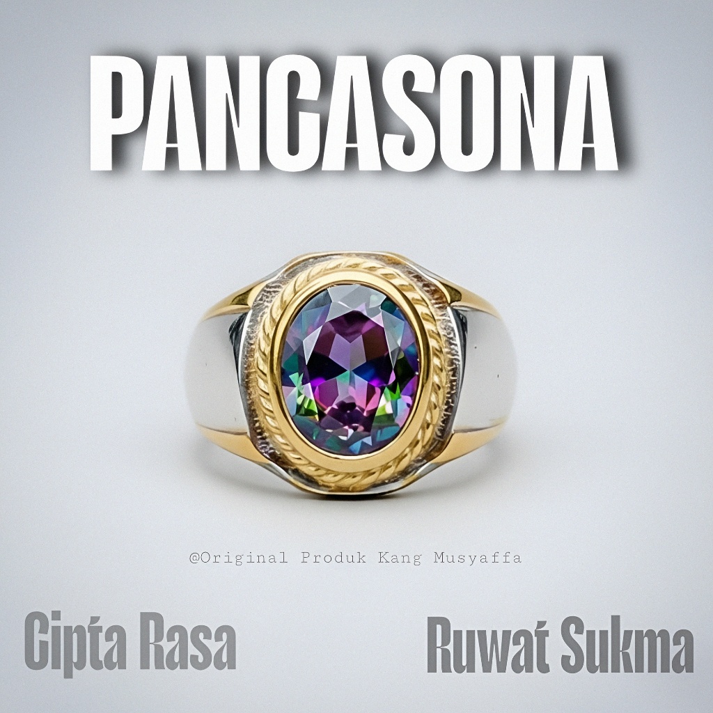 Cincin Titanium Pancasona 7 Samudra by Kang Musyaffa