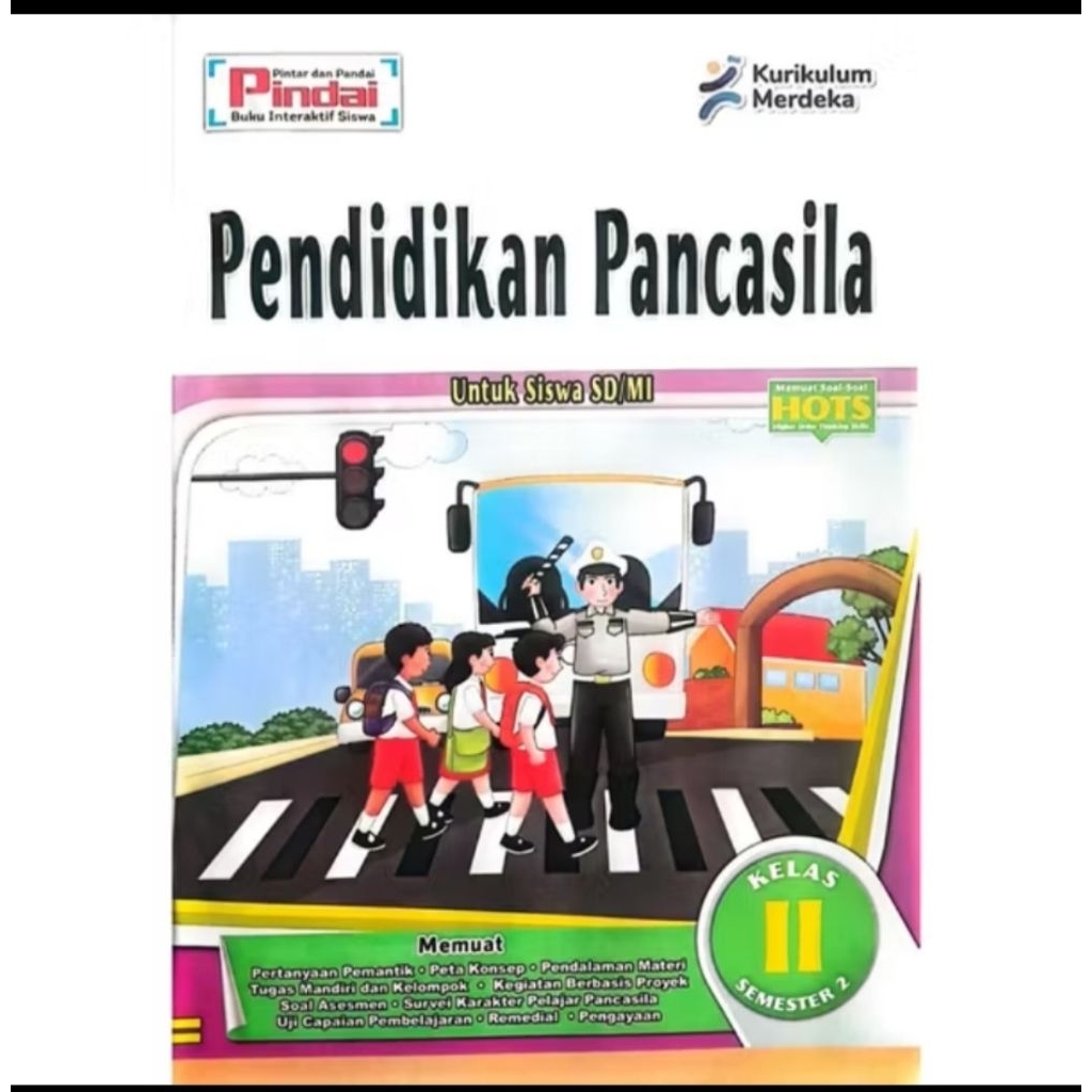 Buku LKS PKN Kelas 2 SMP/MTS Semester 2 Kurikulum Merdeka