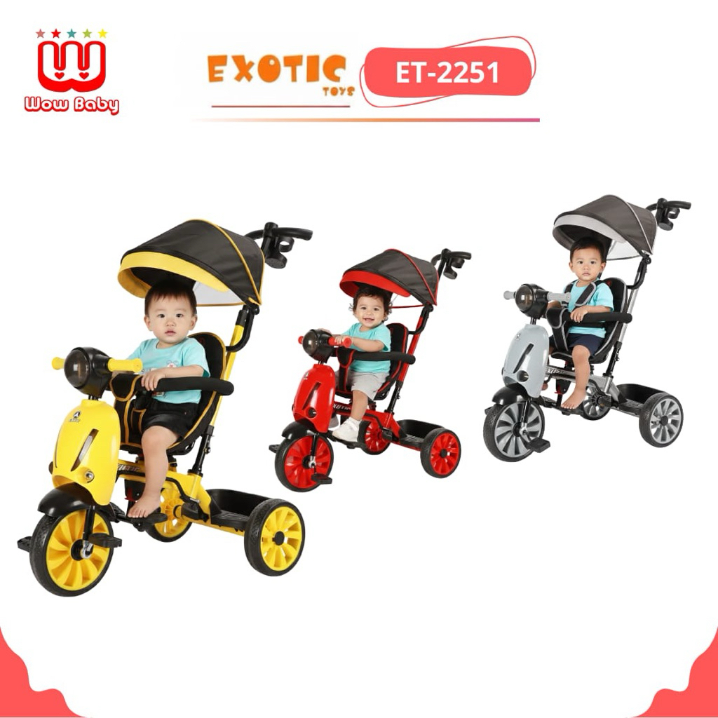 EXOTIC TRICYCLE ET-2251/ ET-2255 Sepeda Anak