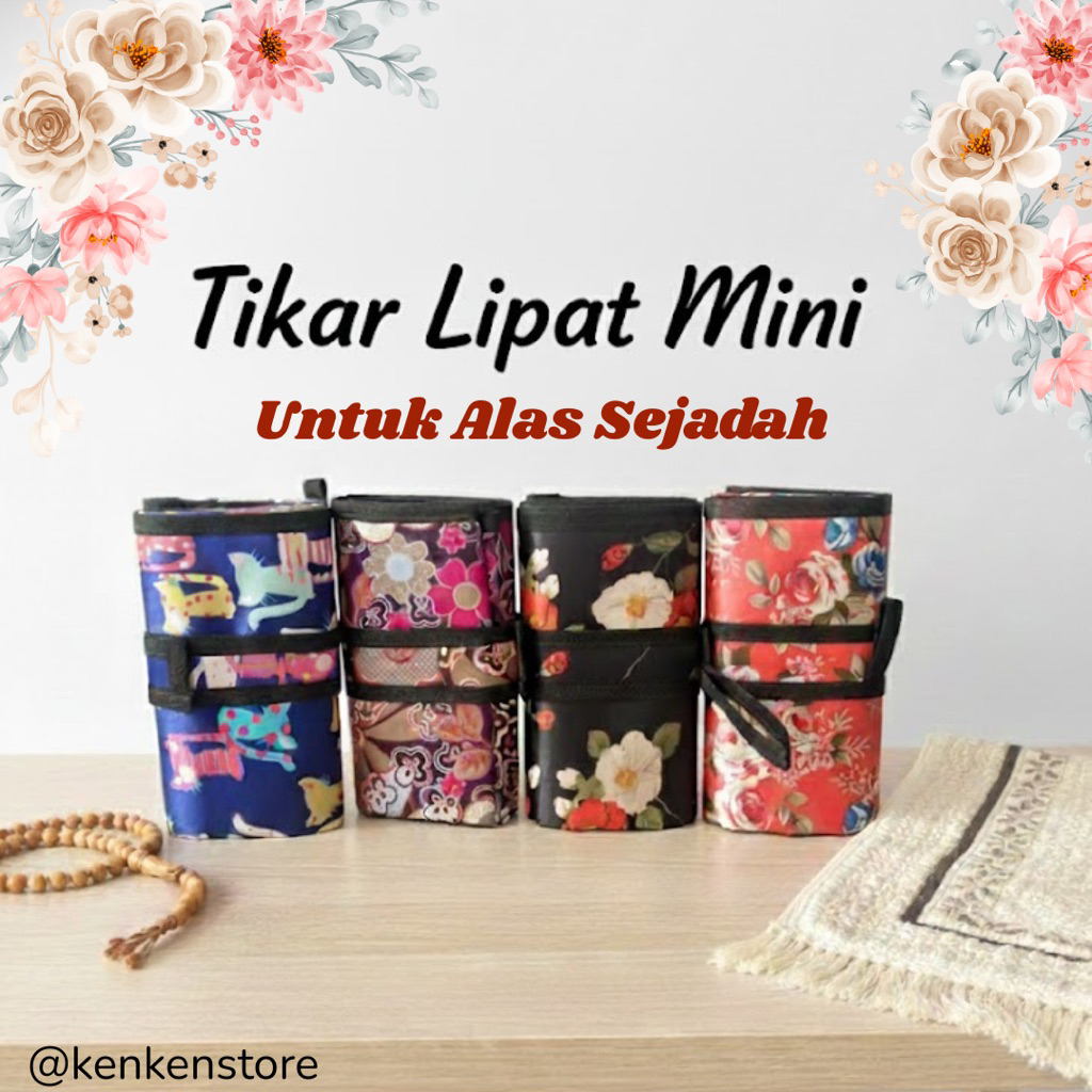 TIKAR LIPAT PIKNIK MINI/ ALAS SAJADAH UKURAN LEBAR 72 x PANJANG 120