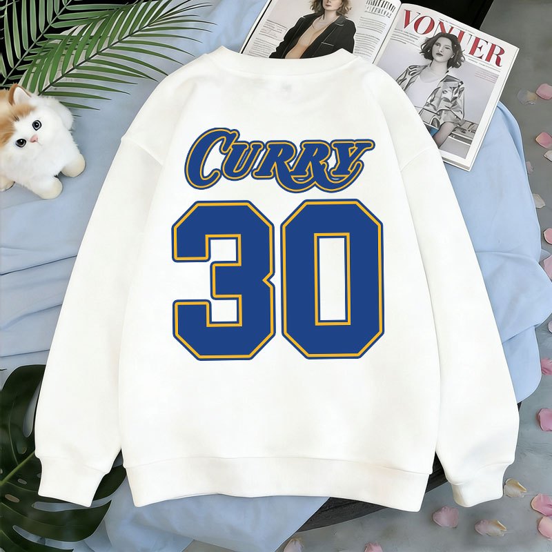 Sweater   Korea | Curry 30 Basket Ball | Oversize Tebal dan Nyaman | 100% Cotton