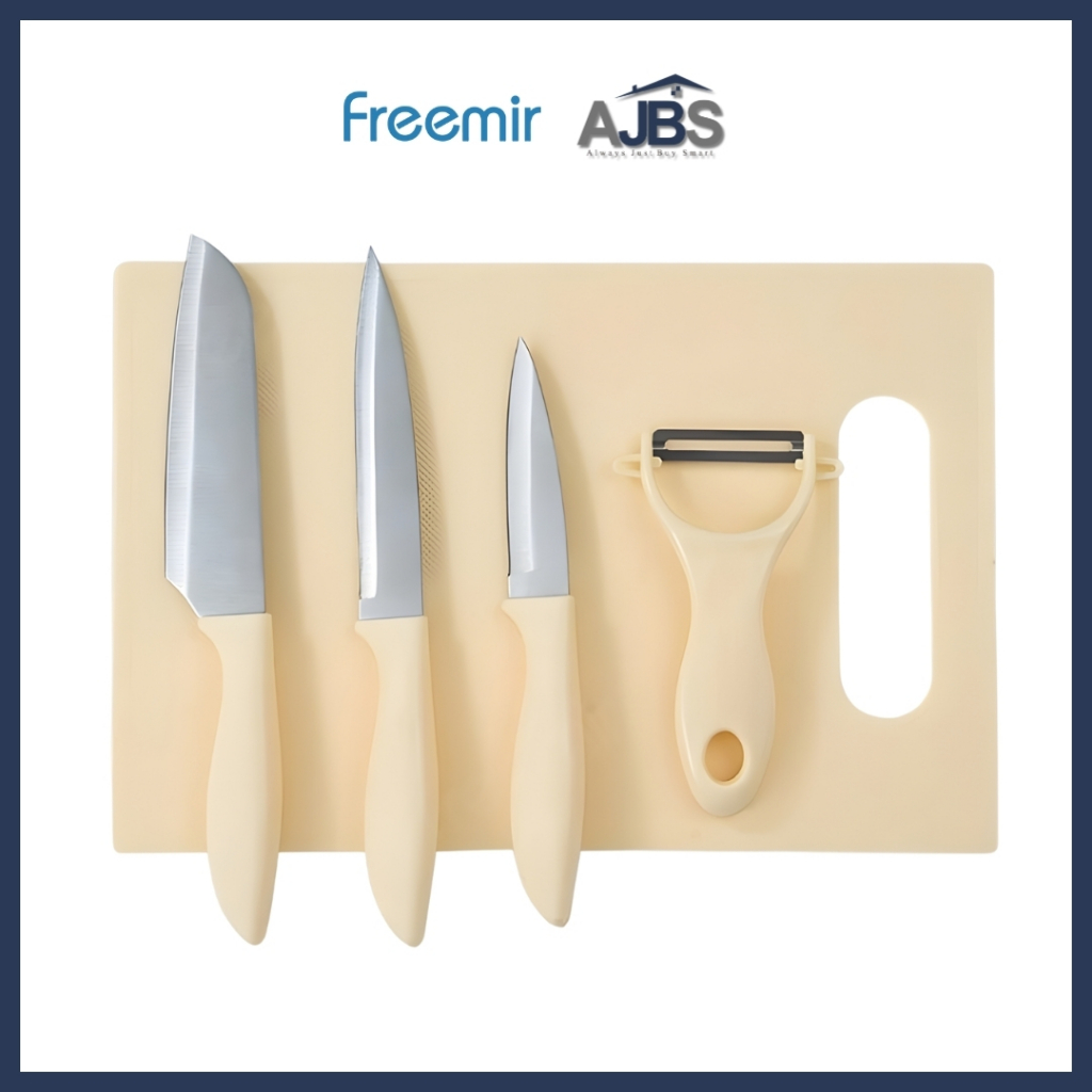 Freemir Set Pisau Dapur Freemir 5 Pcs dengan Pisau Tajam dan Pegangan Anti Slip MBP250