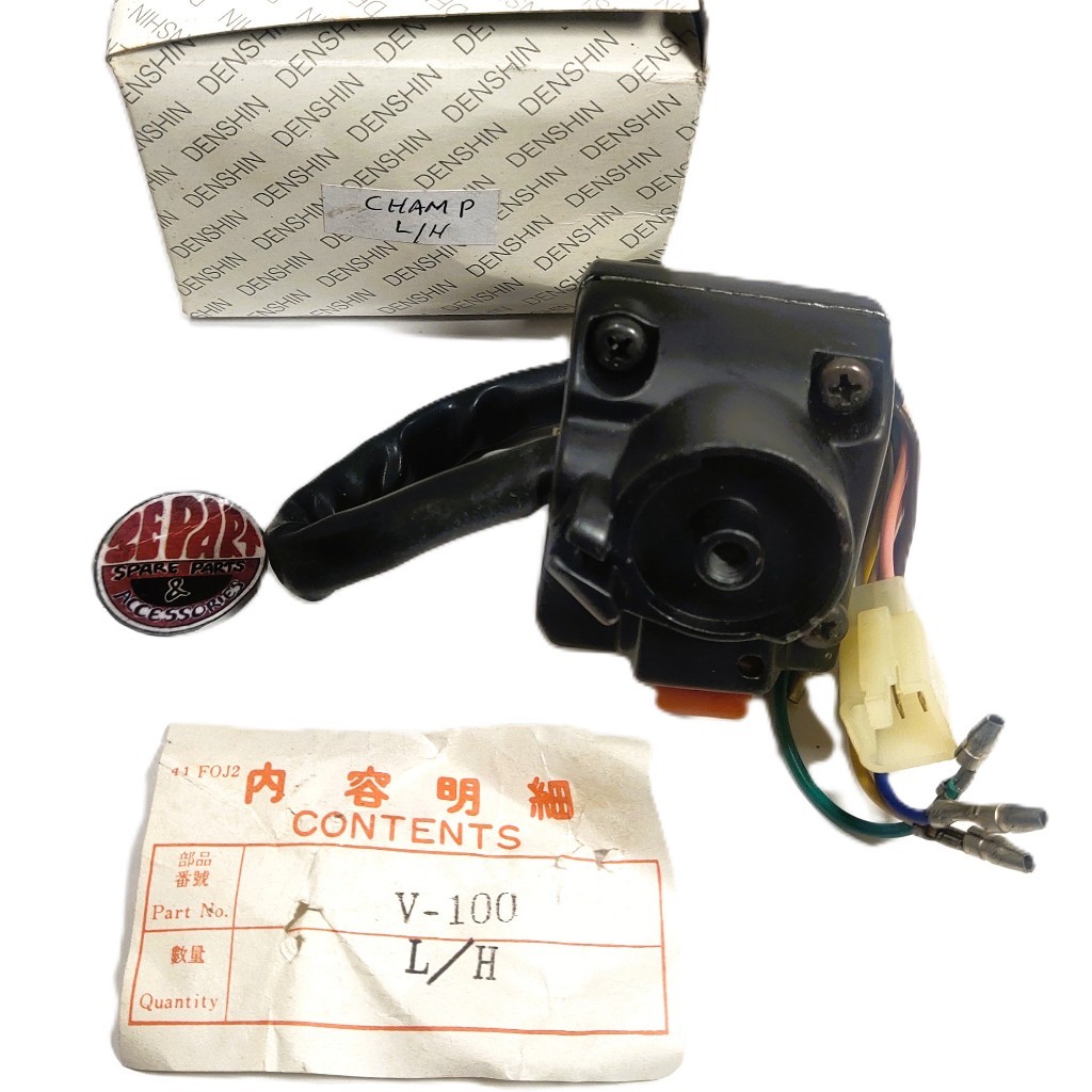 Saklar ALFA champ Kiri 8K Holder lampu klakson sen