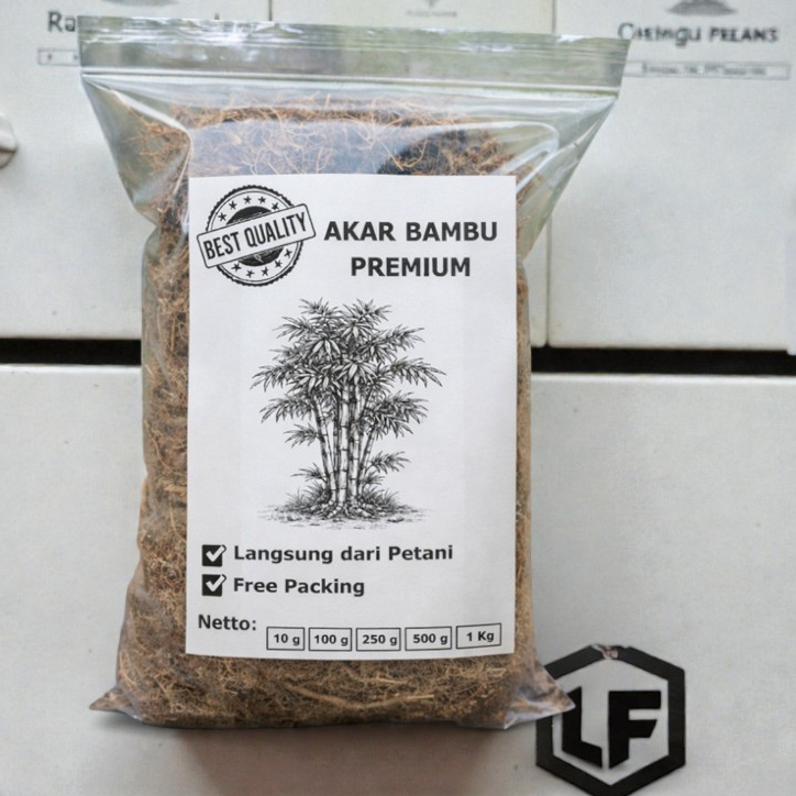 Akar Bambu Asli untuk PGPR & JAKABA | Kering Ringan 1 Kg