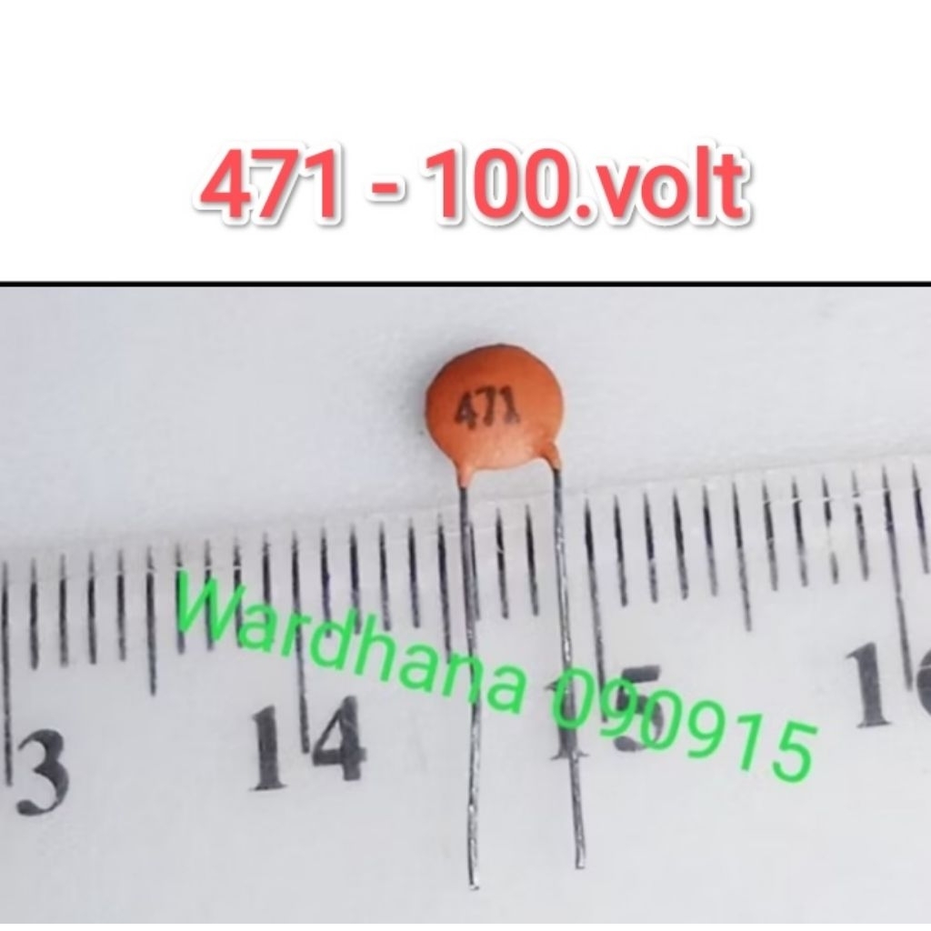 Kapasitor Keramik 471 100 volt kapasitor 470pf