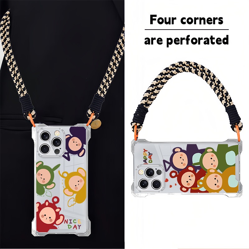 Minimalist Anime Soft Case Anti-Fall Phone Cover  for iphone 15 iphone 15 pro iphone 15promax iphone