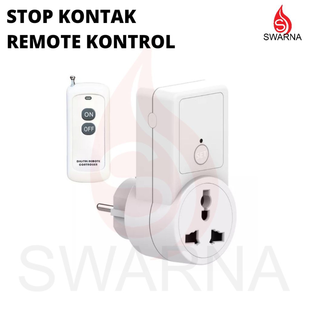 Stop Kontak Listrik Otomatis Remote Kontrol / Control On/Off