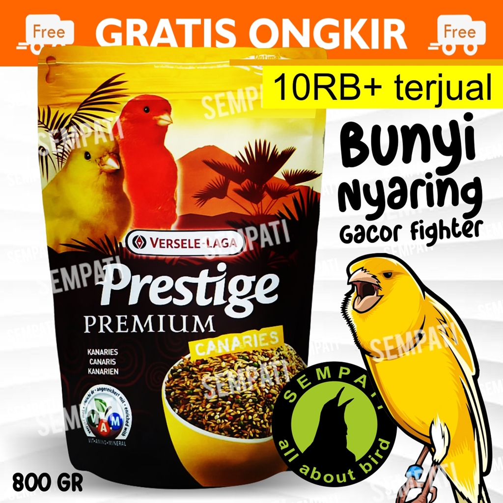 SEMPATI Prestige Canary Premium Versele Laga Import Prestige Kenari Canaries Mix Seed 800 Gr Versele