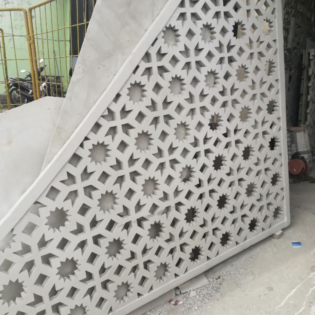 PRODUKSI KRAWANGAN GRC MASJID UKURAN BESAR CUSTOM