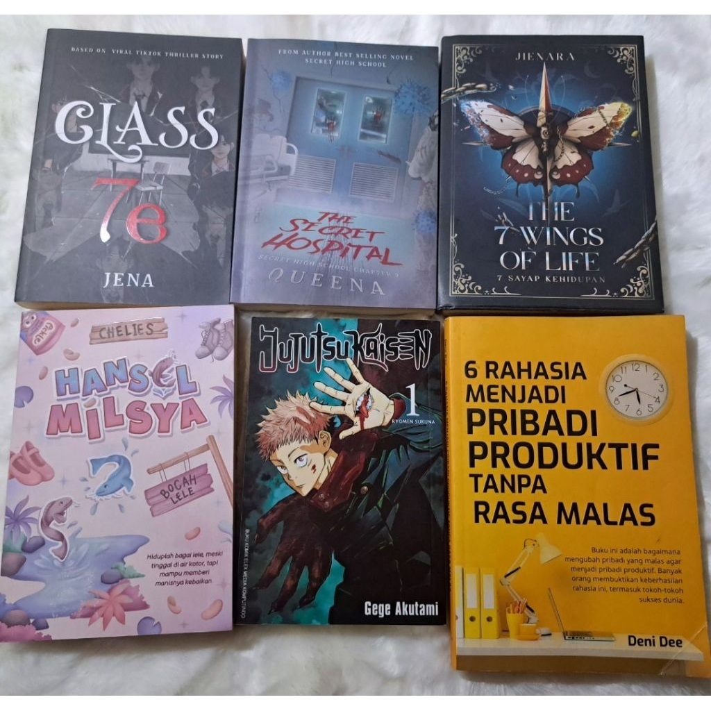 preloved novel <3