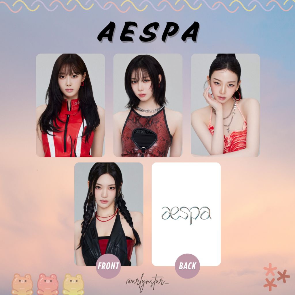[FREE GIFT] PHOTOCARD UNOFFICIAL || AESPA || KARINA NINGNING WINTER GISELLE TERBARU POLAROID PC FOTO