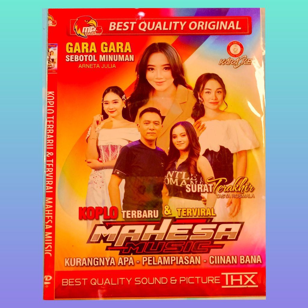Kaset audio vidio gambar mp5 dangdut mahesa isi 60 judul musik dangdut pilihan terbaru