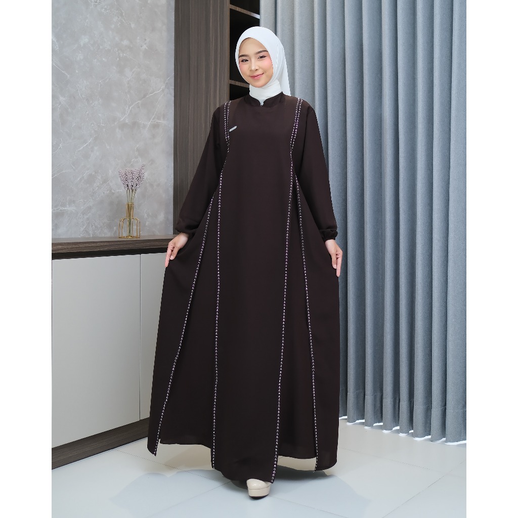 Abaya gamis wanita mewah/baju kondangan baju hari raya