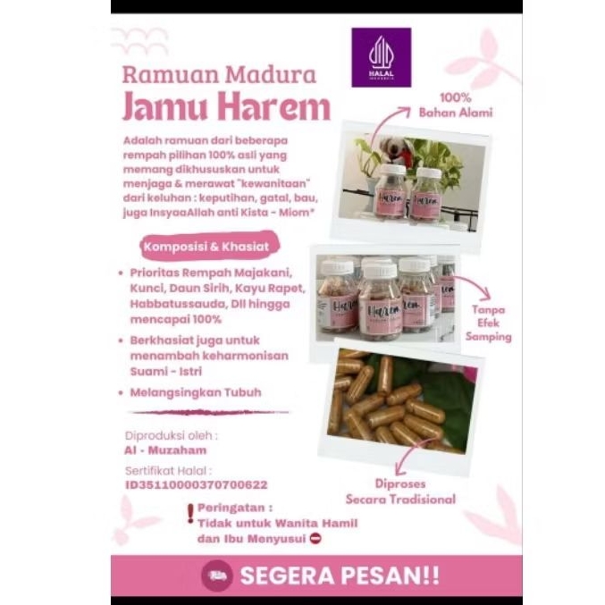Jamu Harem Madura Al muzaham