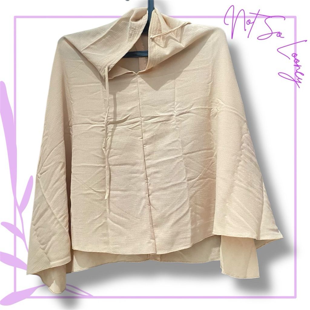 [Bekas] Kerudung bergo coklat