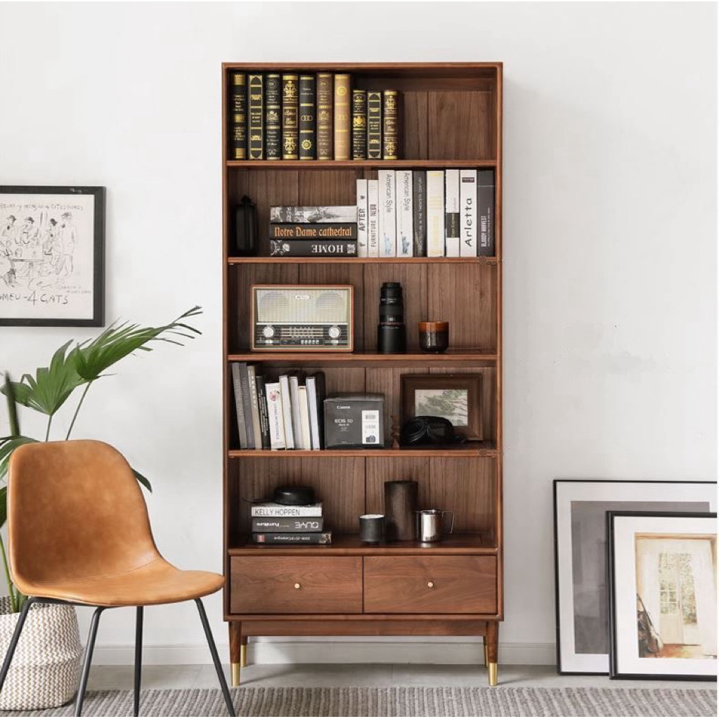 rak buku custom kayu jati rak buku modern rak minimalis kayu