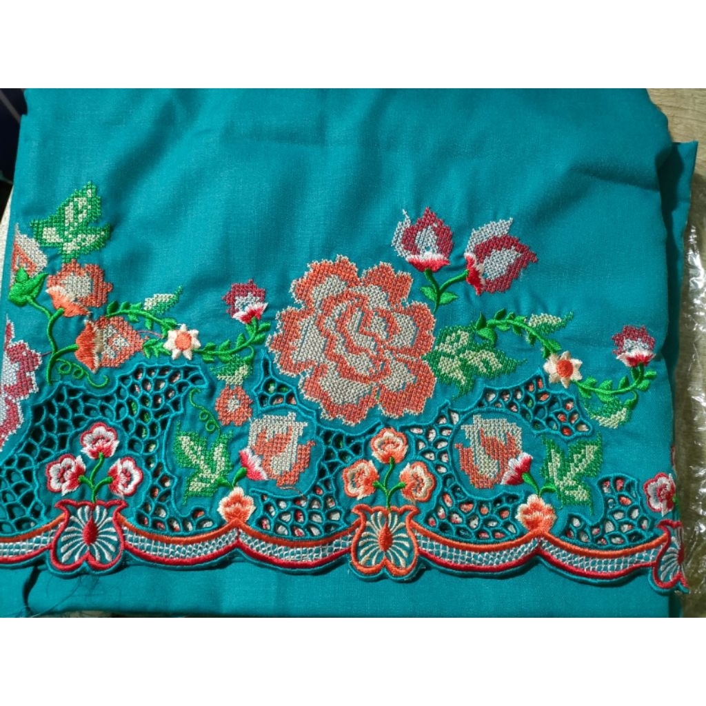 Kain Bakal Baju Bordir Bukittinggi kain cantik berkualitas bordir bunga kain untuk pembuatan baju