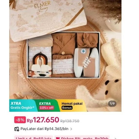 set anak brand elmer living