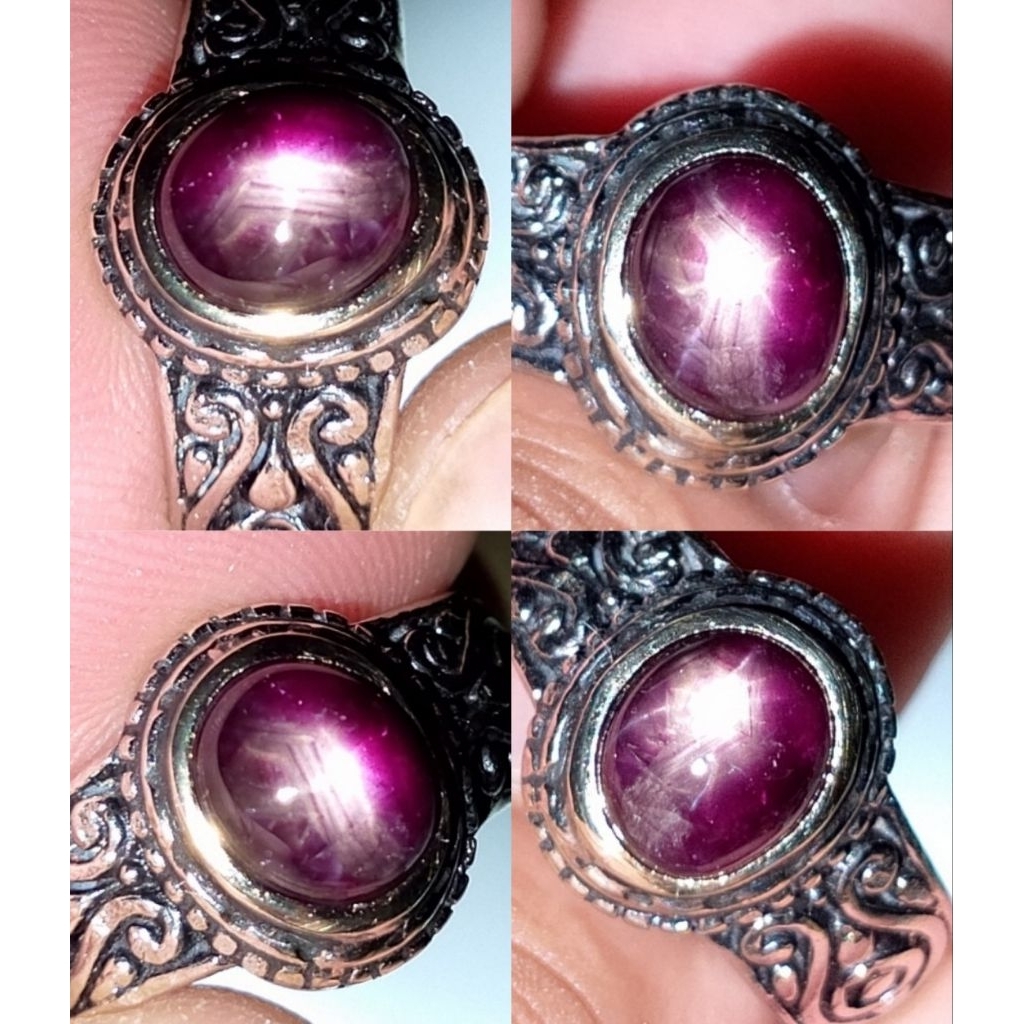 PERMATA RED RUBY STAR 12 MERAH DAGING VERY GOOD LUSTER AJIB SUPER LANGKA