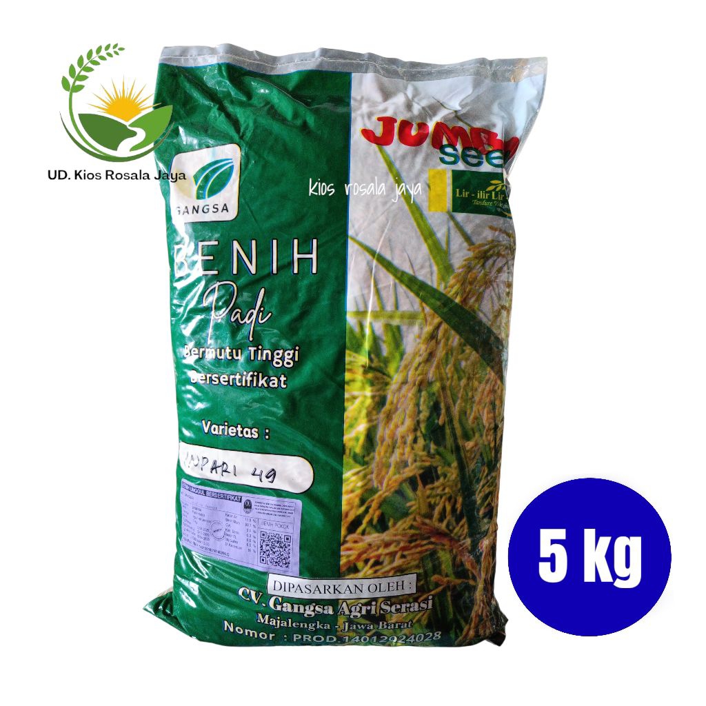 Benih Padi Unggul Terbaru INPARI 49 JEMBAR