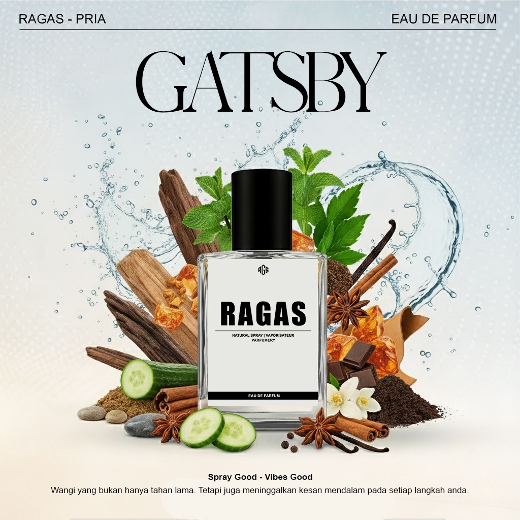 PARFUM GATSBY | Parfum pria disukai wanita - Minyak Wangi Pria - Parfum Cowok