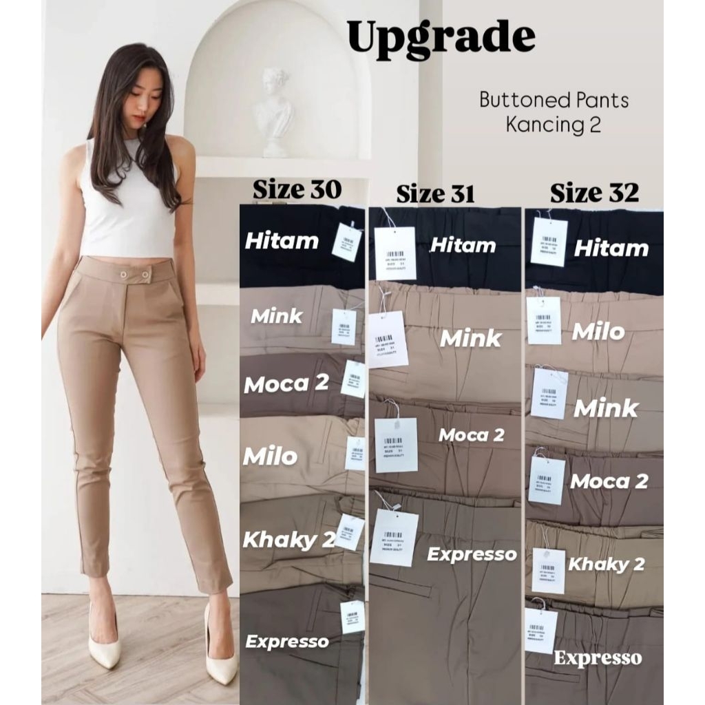 Celana Katun Upgrade Kancing 2 30-32