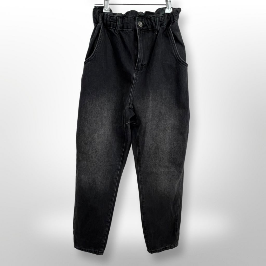 ZARA Women's Baggy Paperbag Jeans