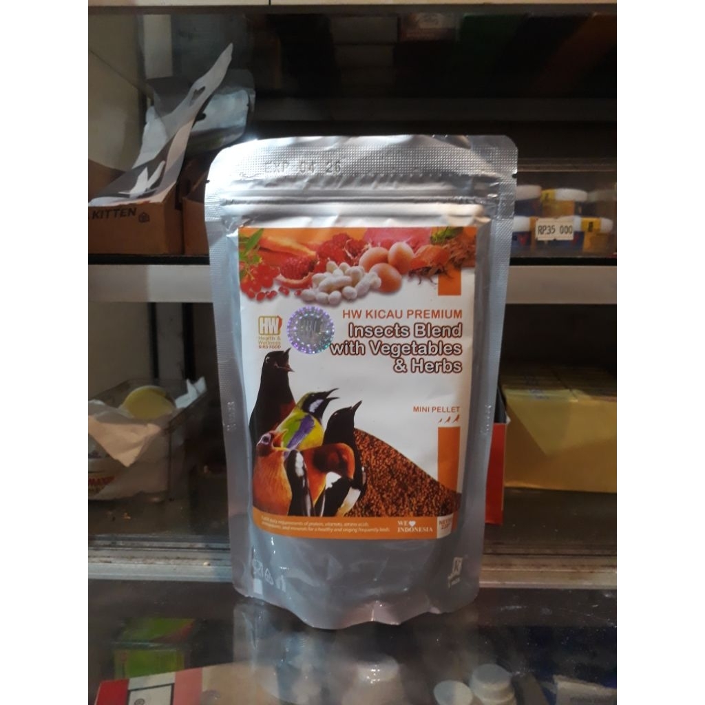 VOER HW KICAU PREMIUM PAKAN MURAI BATU HWAMEI ANIS