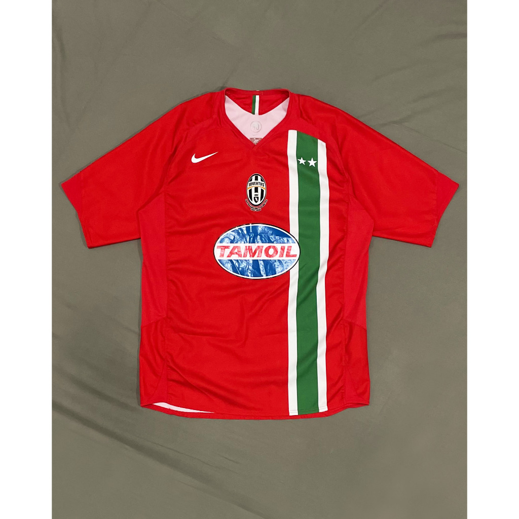 Original Nike Juventus Away Kit 2005 2006 Jersey Bola Vintage