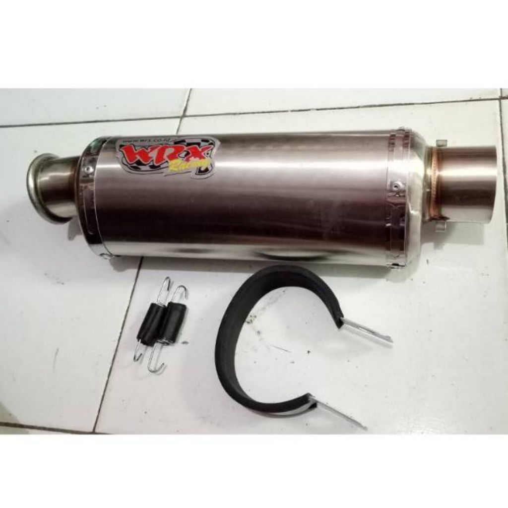 Silincer Knalpot Wrx Oval Stanlist Tidak Karat