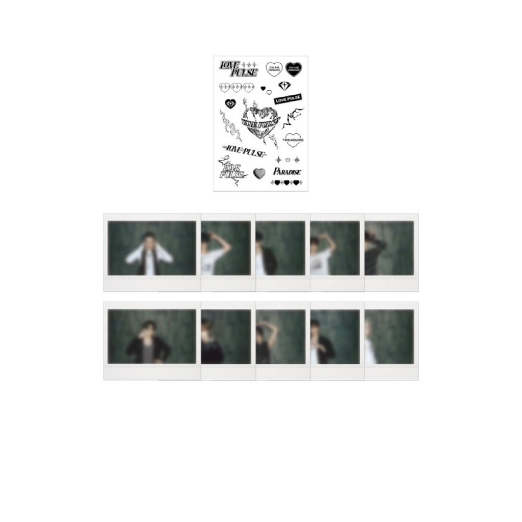 [PRE ORDER] MD TATTOO STICKER + INSTANT PHOTO SET TREASURE LOVE PULSE OFFICIAL MURAH