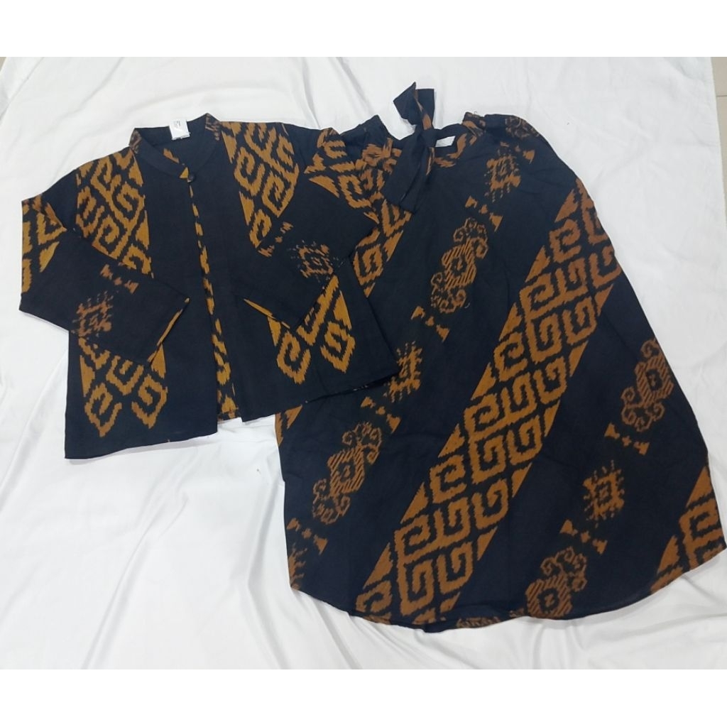 NEW MOTIF SETELAN TENUN ROK - SETELAN TENUN WANITA DEWASA