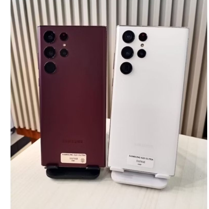 Samsung S22 Ultra 12/512GB Second Resmi Berkualitas