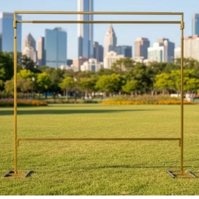 TIANG BACKDROP GAWANG ATAS 2 LAYER BESI DEKORASI LAMARAN/ BESI DEKORASI/BACKDROP