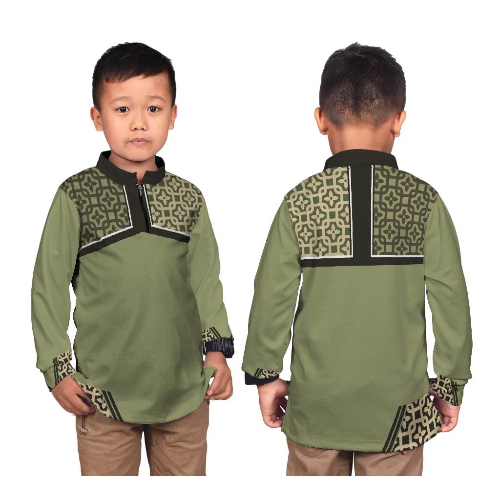 Baju Koko Anak Muslim Anak Cowok Kekinian
