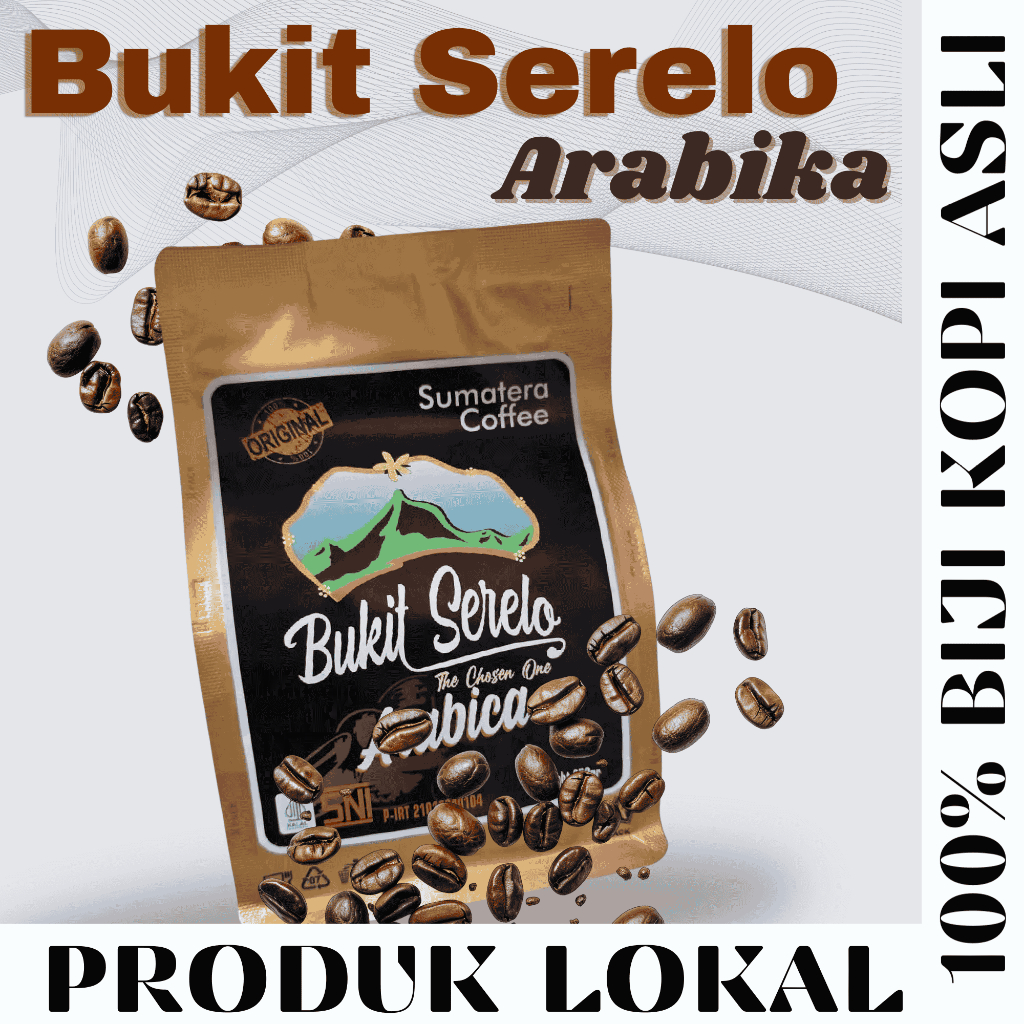 Kopi Bukit Serelo Arabica 250 gr | Kopi Bubuk Sumatra Selatan