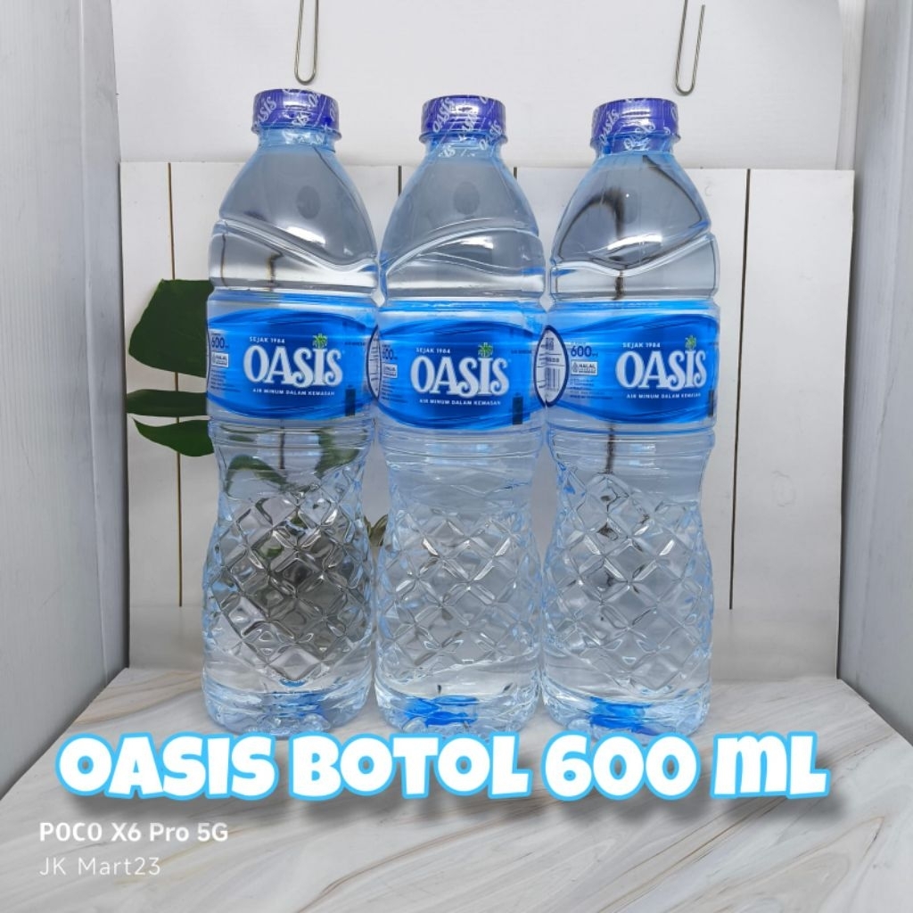 OASIS BOTOL KEMASAN 600 ML 1 DUS