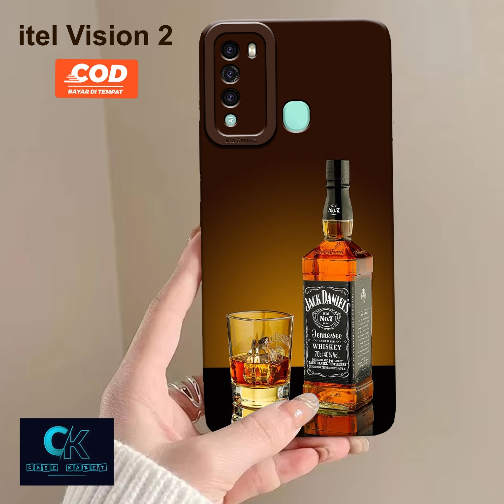 Case itel Vision 2 Terbaru - Fashion Case BRANDED - Case Karet - Casing Hp itel Vision 2 Terbaru - S