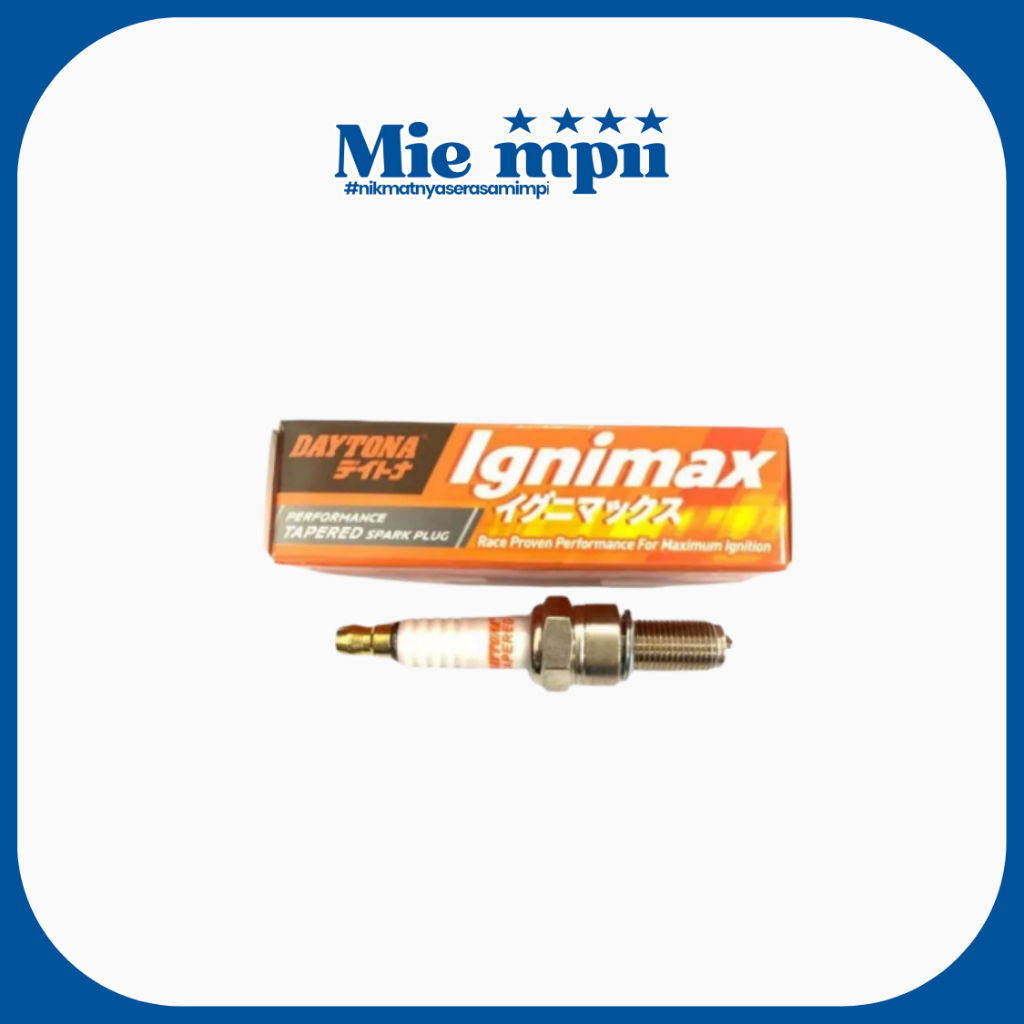 Busi motor DAYTONA max series CR6HSA untuk motor supra, grand , mio - busi motor daytona