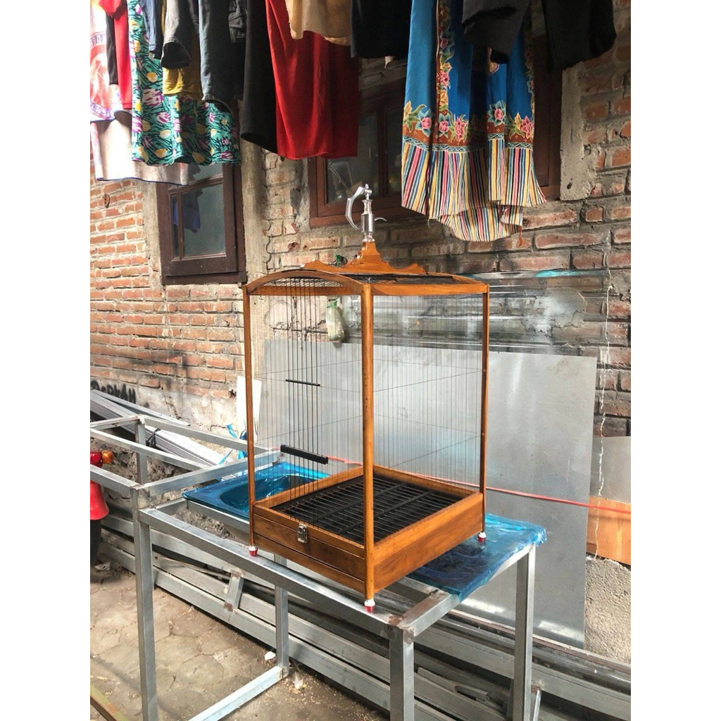 sangkar kotak no 2 ruji fiber/senar