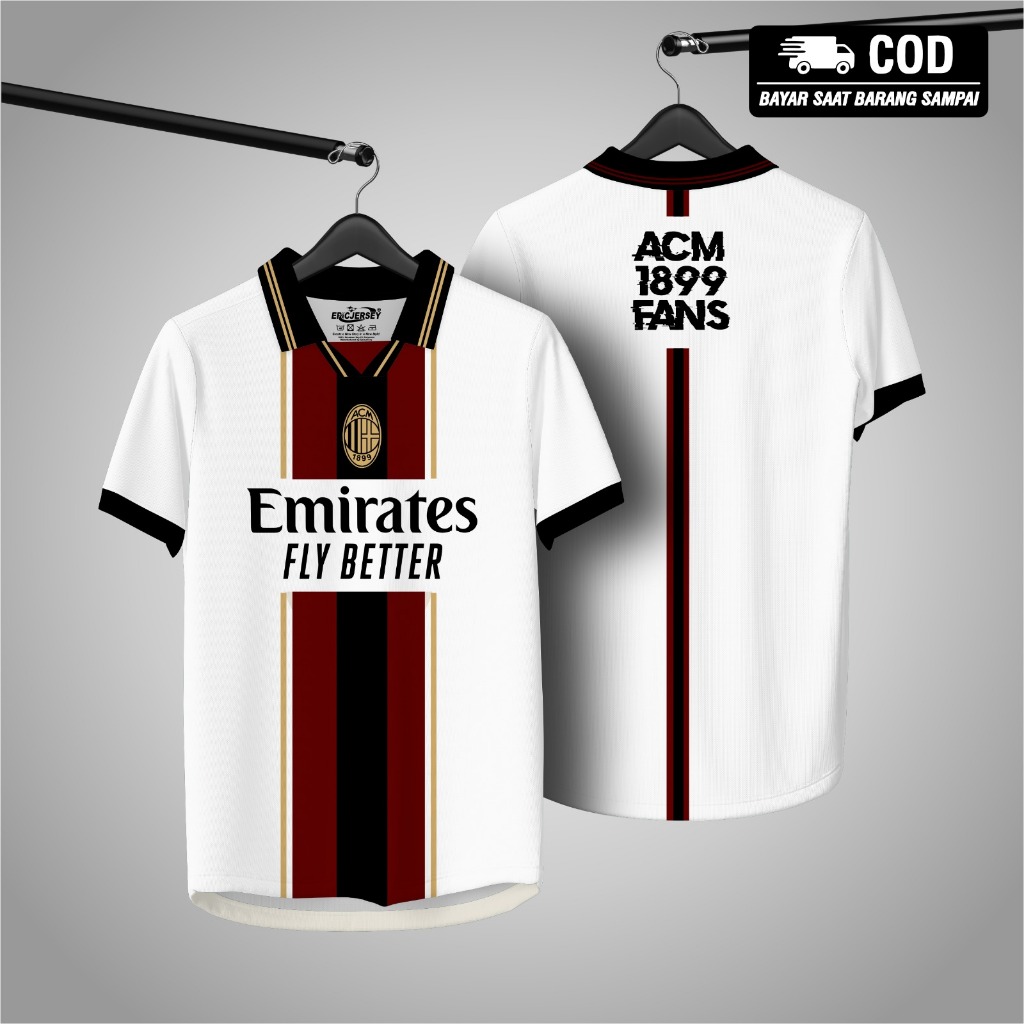 JERSEY FANTASY AC MILAN VINTAGE IJERSEY VINTAGE | JERSEY RETRO | JERSEY PRINTING | JERSEY BOLA PREMI