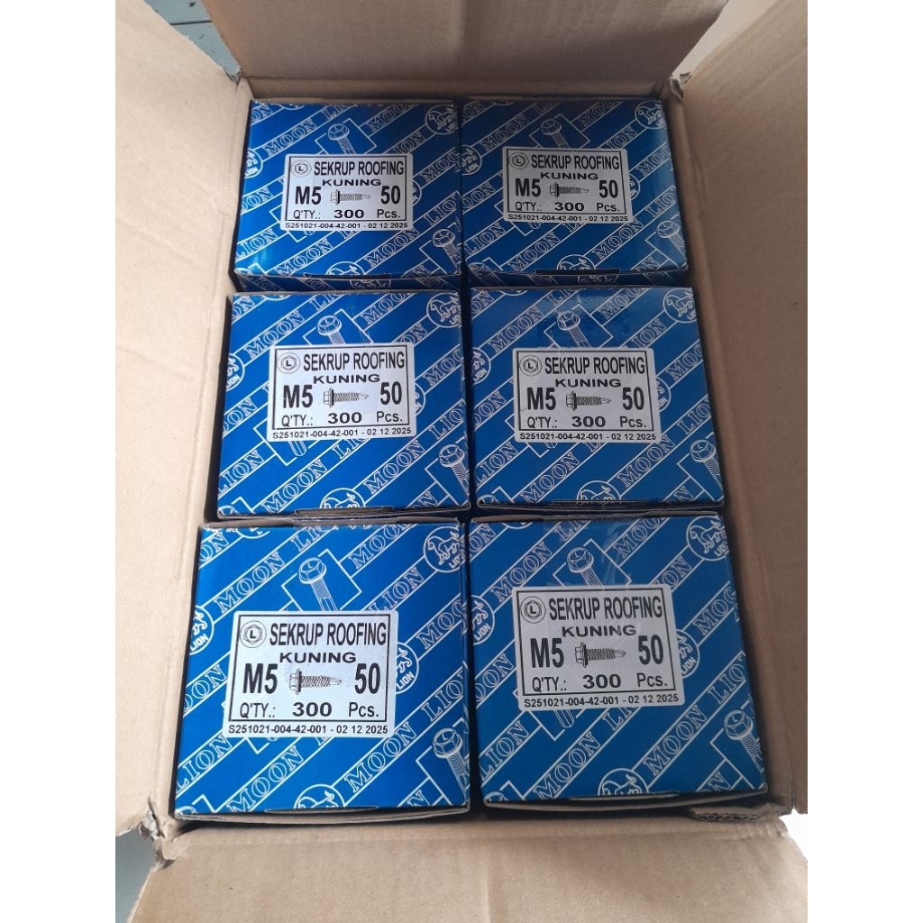 Baut Roofing LION 5cm / Baut Roofing L 5cm Merk Asli  MOON LION