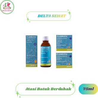 Fluimucil Sirup 200 mg | fluimucil Granul 200 mg | Fluimucil Pediatric 100 mg - Atasi Batuk Berdahak