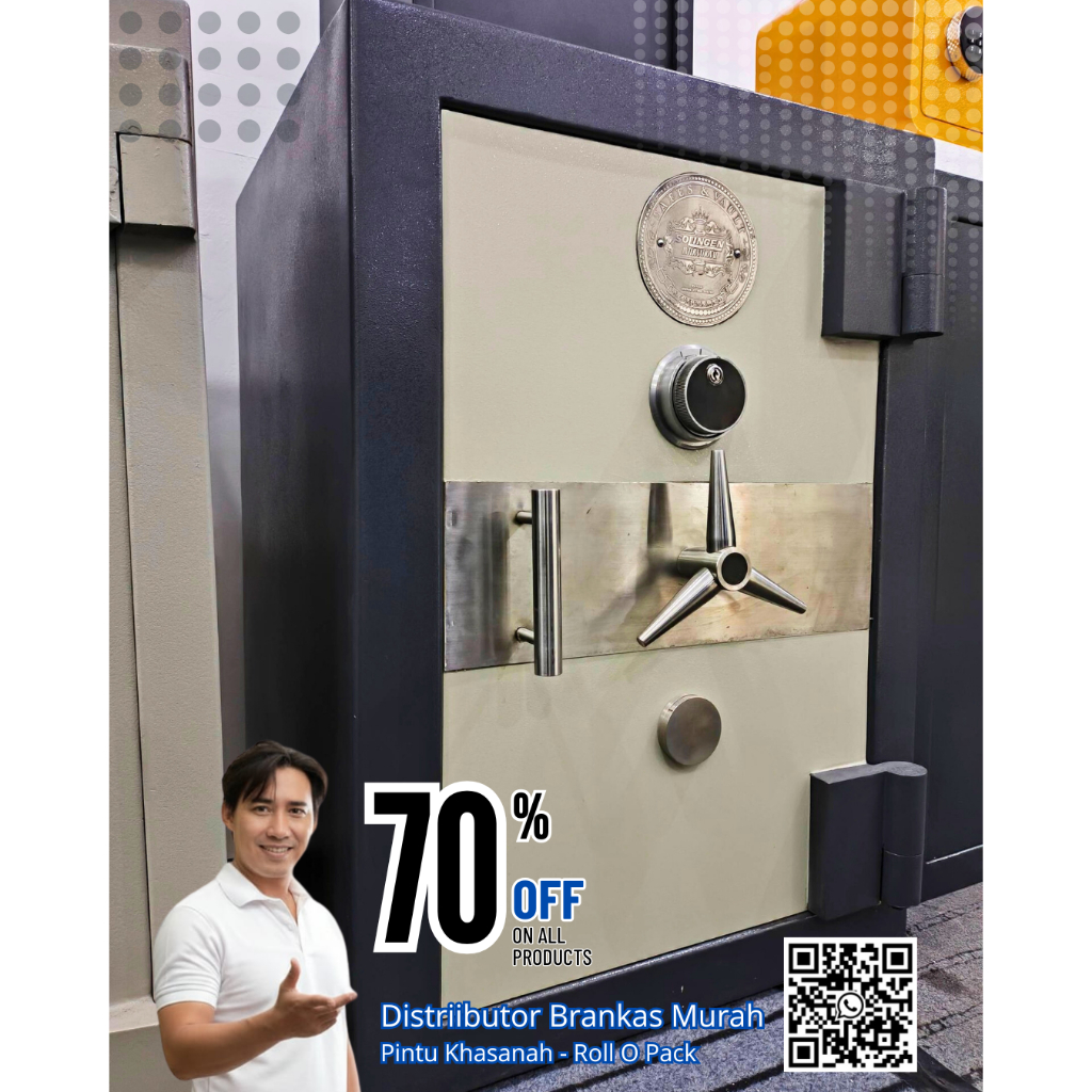 Brankas Solingen Stadt & Dorf Size 2 Tinggi 86 cm Rekondisi Bergaransi - Brankas Tahan Api dan Tahan