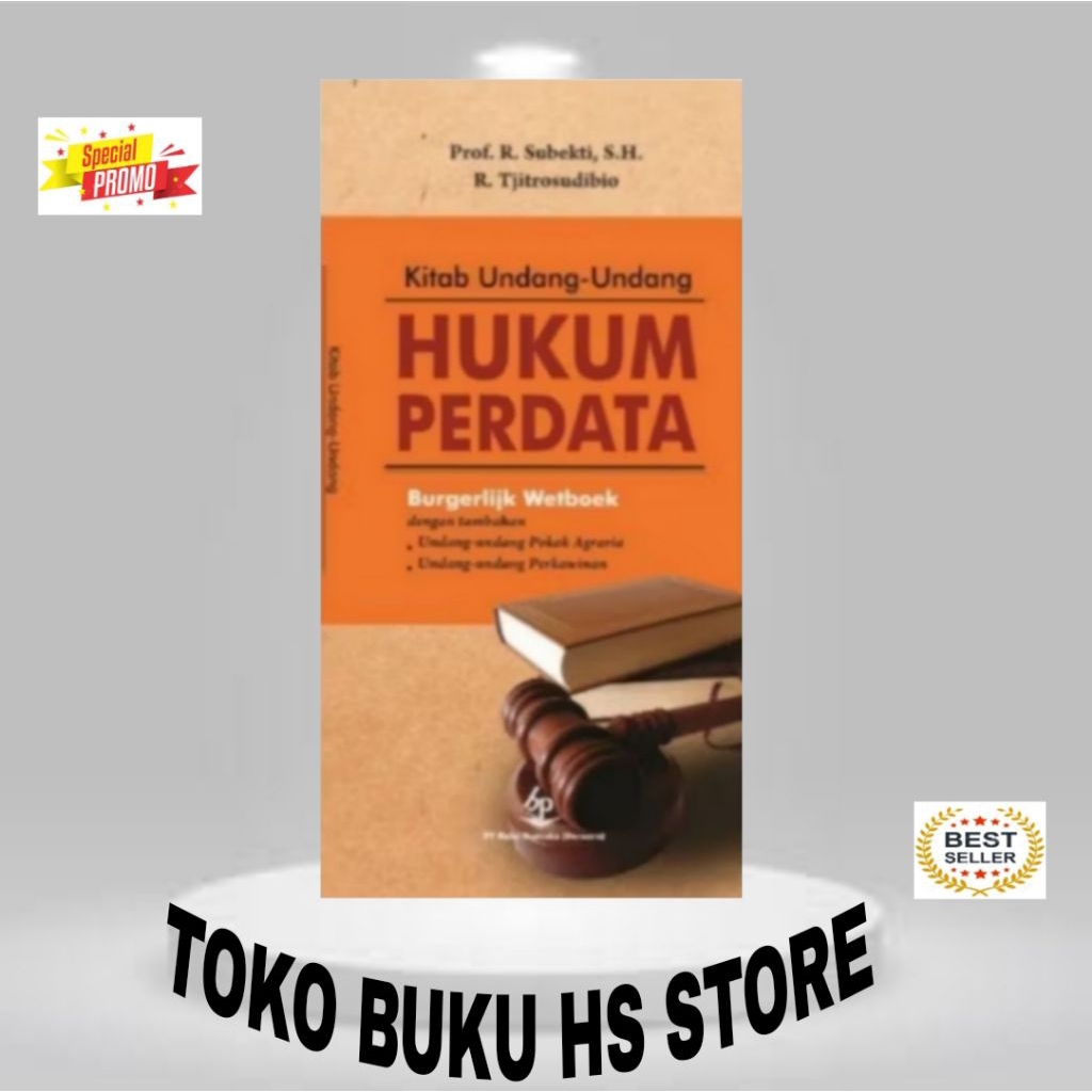 BUKU KITAB UNDANG-UNDANG HUKUM PERDATA BW SUBEKTI