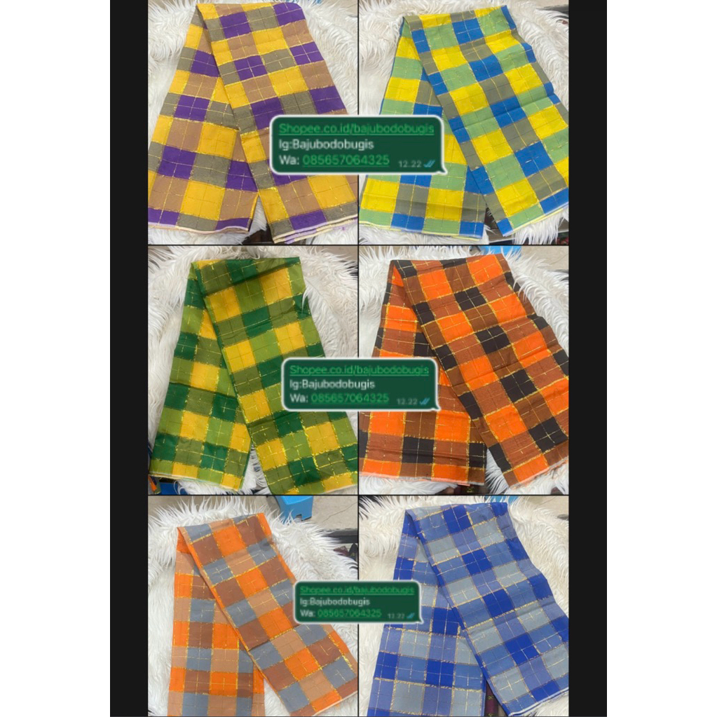 SARUNG KOTAK SUTERA SENGKANG